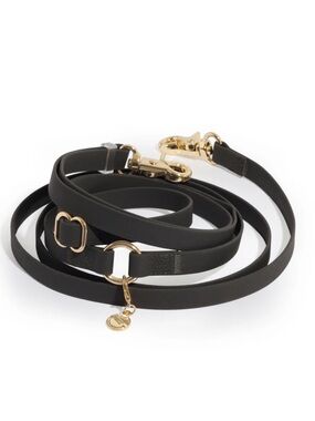 4 way Hands Free Cloud Dog Leash - size standard in Ember Black by Sunny Tails